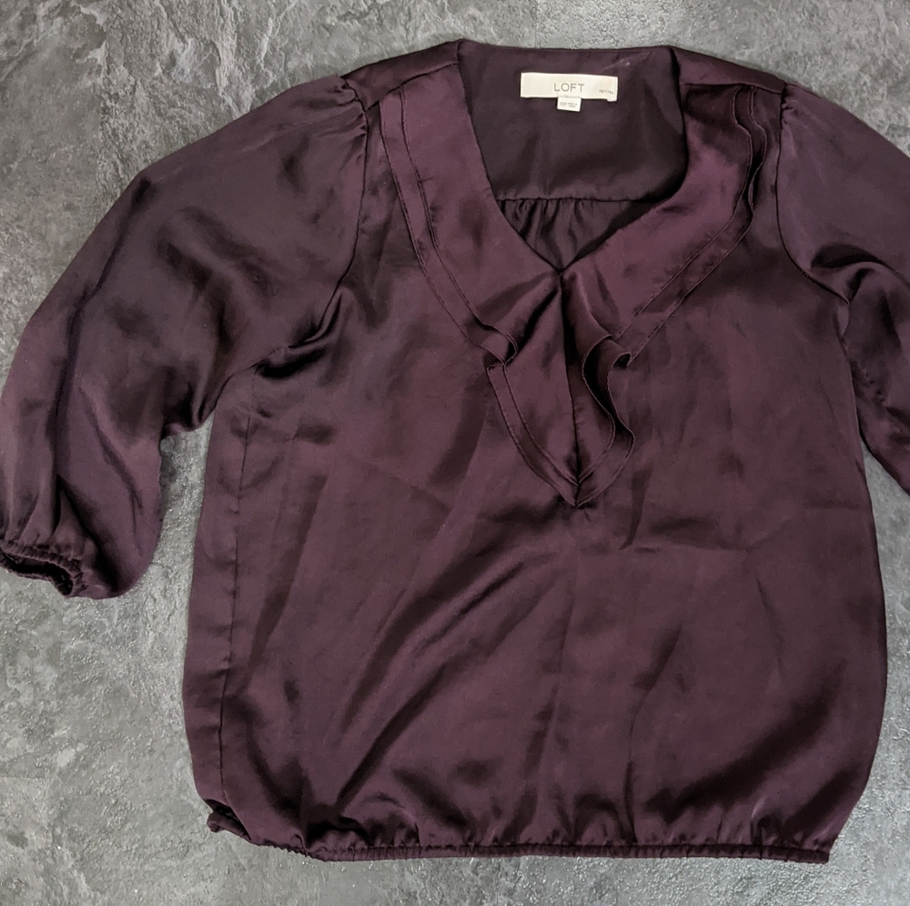 Ann Taylor Loft petites blouse